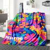 Vibrant Tropical Floral Home Customize Your Name Blankets Soft And Cozy Lightweight For All Seasons Perfect For Picnics Sofa Office Bed Living Room
