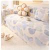 Cute Cartoon Sofa Cover Towel Autumn and Winter Thickening Milk Fiber Anti-Scratching Sofa Cushion All-Inclusive Sofa Cover Dust Cover