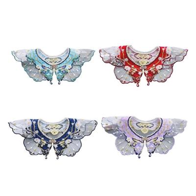 Yunjian Shawl Decorative Hanfu Floral False Collar Embroidery Detachable Collar