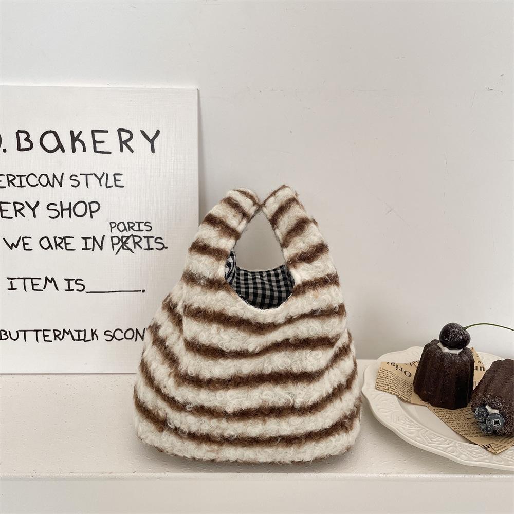 Leopardenmuster Damen Clutch Tasche Weiches Plüsch Herbst Winter Mode Handtasche Tote Aufbewahrung