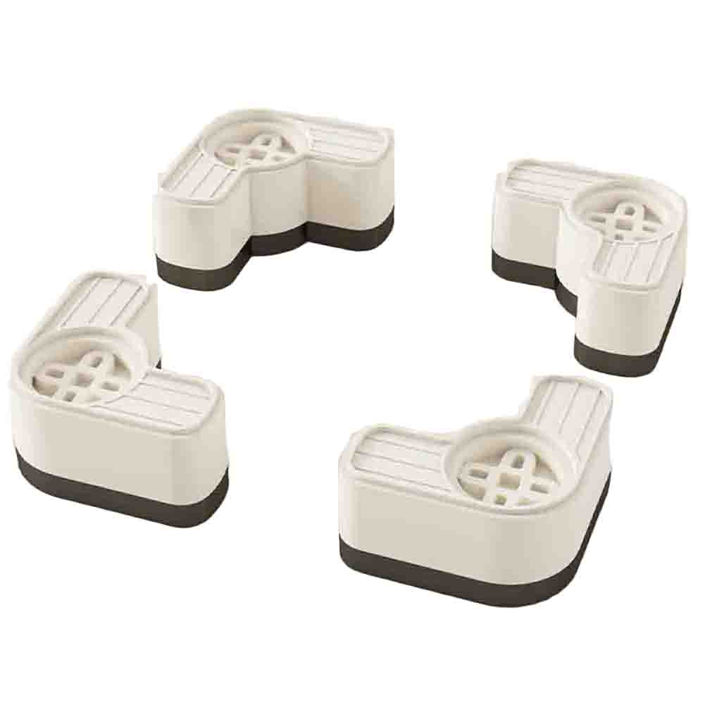 Waschmaschinenfußpolster Basis Höhe Ständer Verstellbar Leise Rutschfest Antivibration Basis Kühlschrank Feste Stützständer