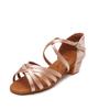 Newest Girl Latin Dance Shoes Children Ballroom Tango Cha-Cha Dance Soft Sole Salsa Practice Shoes