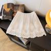 Versatile Mid-Length Lace Skirt: Year-Round Elastic Waist Skirt for Modest Coverage
