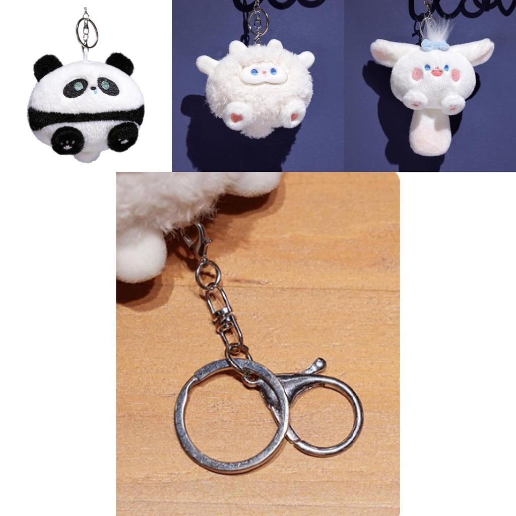 Rozkošný plyšový ovčí klíčenka Roztomilý plyšák přívěsek na tašku Měkký doplněk pro panenky