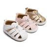 Infant Girls' Non-Slip Closed Toe Sandals (0-1 Year) with Soft Sole & Velcro