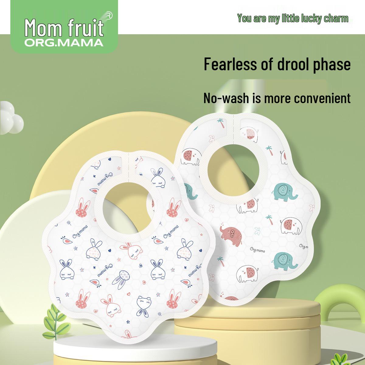 

Disposable Infant Bib: Soft, Absorbent, and Anti-Spill for Baby Boys and Girls