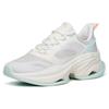Anta Variety Training Collection Slip Resistant Cushioning Abrasion Resistant Low Top Training Shoes Women's White Blue 122227756-2