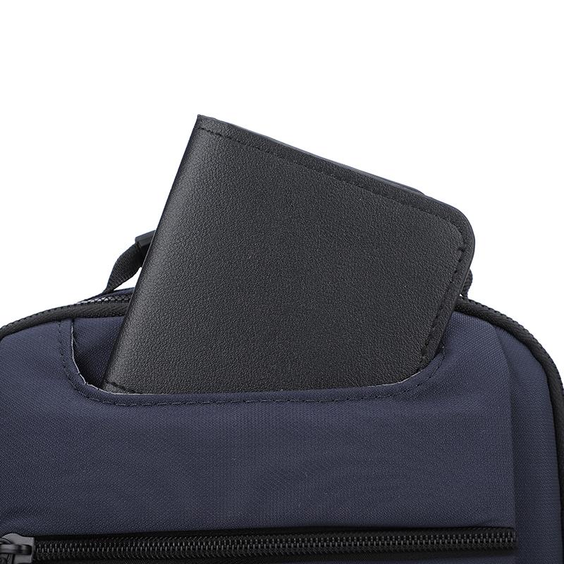 Men's Large Capacity Portable Messenger Bag Vertical Fashion Multifunctional Single Shoulder Bag Casual Business Travel Bag