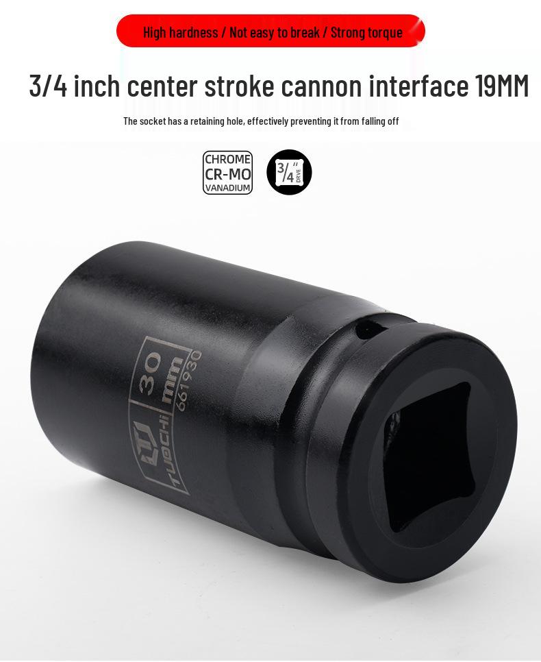 15-Piece Impact Socket Set: 3/4-Inch, Hexagonal & Star, Extended, Heavy-Duty, for Tire Removal