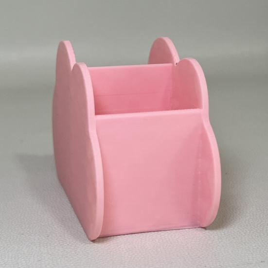 Storage Box Cloud Shape Waterproof Desktop Organizer with Rounded Edges Cute Macaron Colors Holder for Pens Makeup Brushes