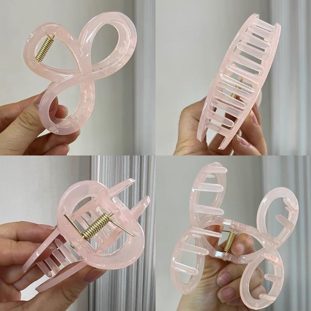 Bowknot Shark Clips Acrylic Hairgrip New Hair Clips Women