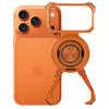 Metal Phone Case for iPhone 18 17 Pro Max for Magsafe Magnetic Stand 360°Rotate Frameless Shockproof Drop Protection Cover