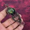 Copper Ruby Zoisite Gemstone Pendant Handmade Copper Wire Wrapped Unique Jewelry
