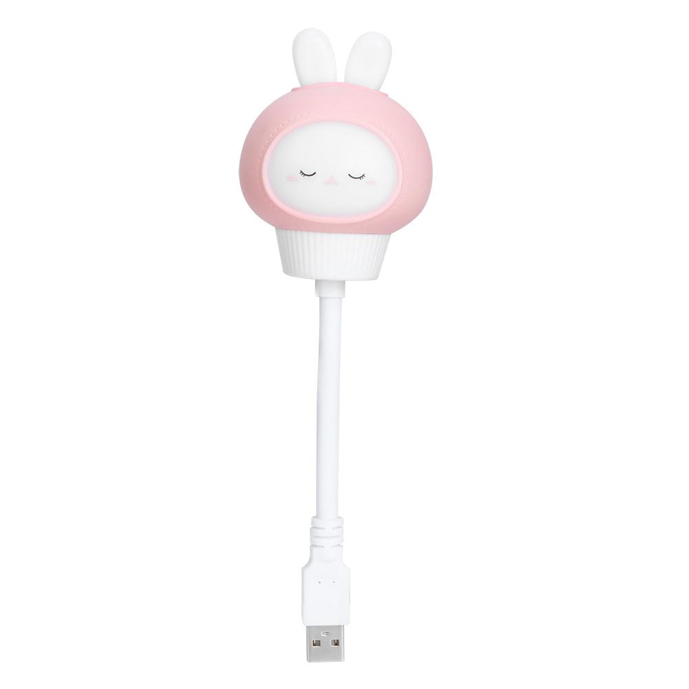 Veilleuse Mignonne en Forme d'Animal USB LED Douce Dessin Animé Lampe de Chevet pour Bébé Cadeau Enfant