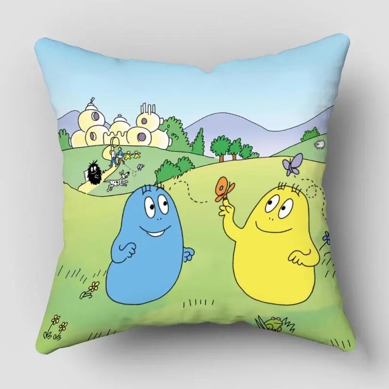 Povlaky na polštáře Barbapapa Zvířata Sněhulák Tištěný Povlak na polštář Zimní Sváteční Párty Dekorativní Povlak na polštář na gauč