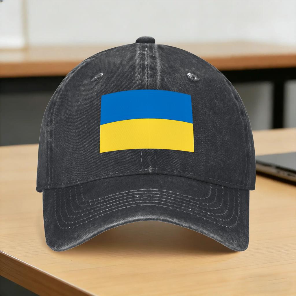 Emblem of Ukraine Coat of Arms of Ukraine Sun Baseball Cap Fitted Retro Unisex Trucker Hat Outdoor Sports Baseball Caps Gift Idea