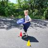 Granny Pants Outdoor Yard Game Inflatable Ball Relay Set with Giant Stretchy Pants Balls And Pump Backyard Field Recreational
