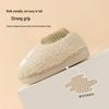 Nidoran 2025 Winter Kids' Non-Slip Cotton Slippers with Drawstring Back Heel - Warm Indoor Baby Shoes