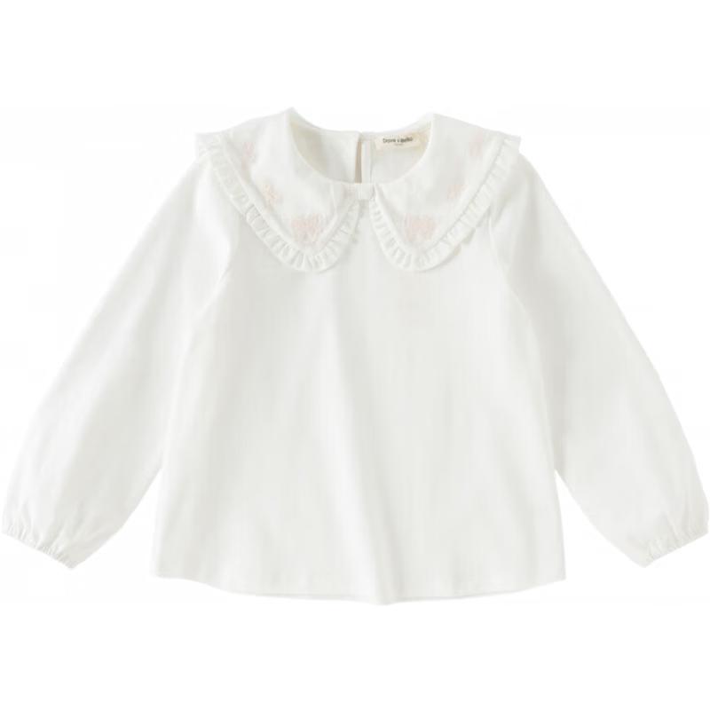 DAVE&BELLA Girls  Anti-bacterial Cool-feel Long-sleeve T-shirt 140cm
