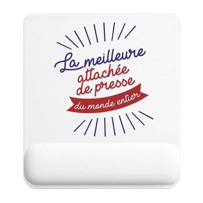 Tapis de souris - PLANETEE - Planetee - 22 x 18 cm - Surface lisse antidérapante - Ép. 3 mm