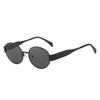 Luxury Metal Brand Sunglasses for Men and Women Unisex Designer Fashion Sun Glasses Oval Unisex Stylish Eyewear Shades