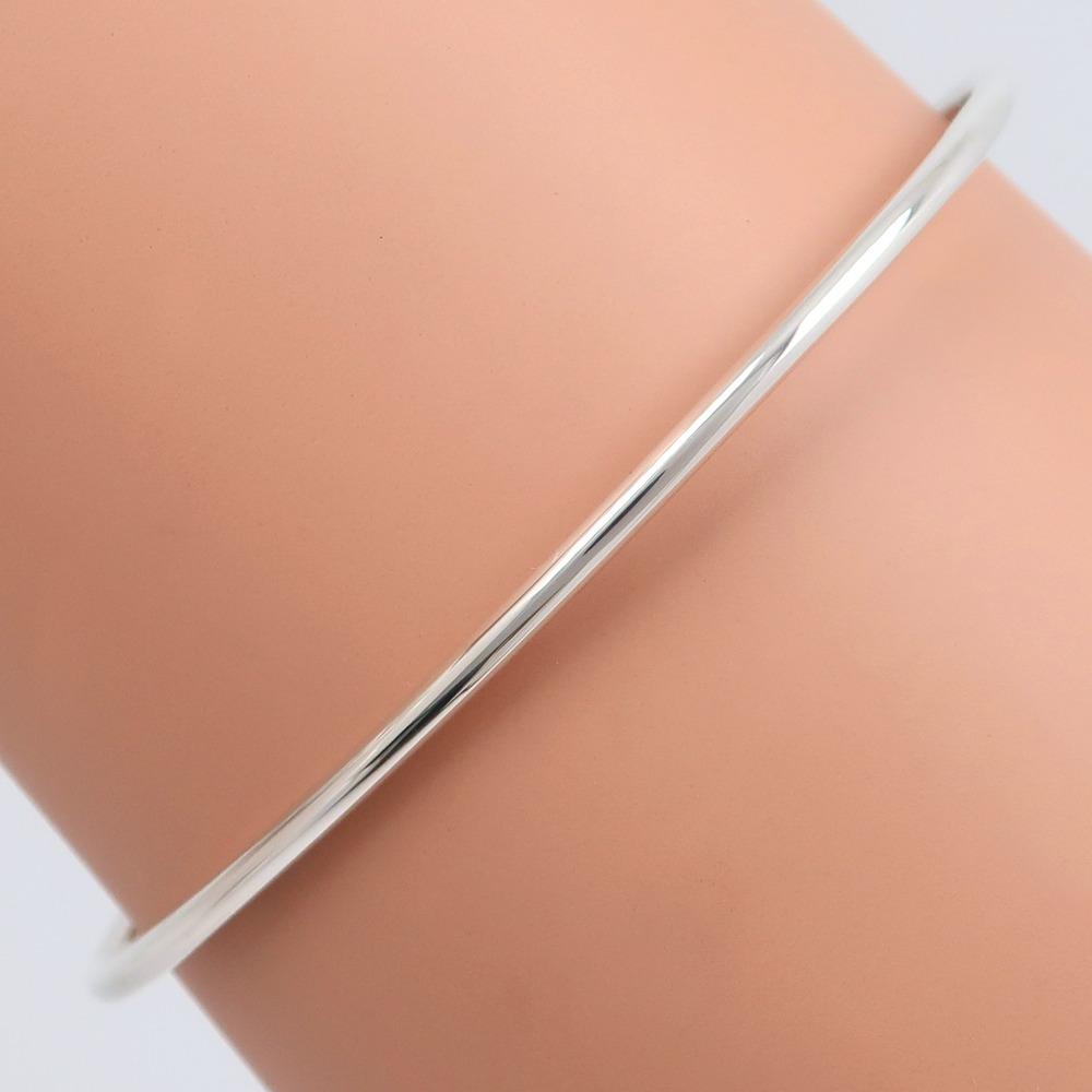 TIFFANY&Co. Love Knot Bracelet Vintage Bangle Silver925/K18 Yellow Gold 6.4g Women Used