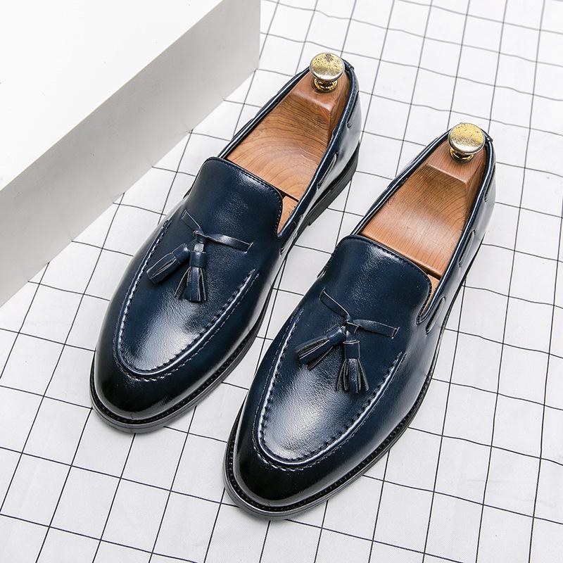 Plus Size 46 Men s Summer Tassel Loafers - Casual Leather Slip-Ons 45