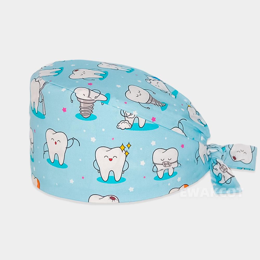 

Новая скрабовая шапочка для женщин и мужчин, хлопковая регулируемая шапочка для стоматологической лаборатории, больницы, клиники, клиническая шапка, салон красоты, спа, зоомагазин, рабочие кепки для ветеринара One Size