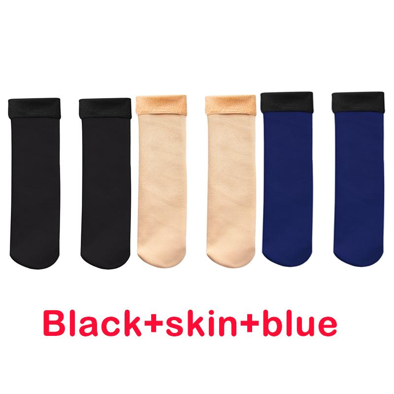 3 Paar Damen Winterstiefel Thermische Wollsocken Set Herren Gefütterte Socken Warme Fleece Socken Set Frau Zuhause Boden Dicke Strümpfe