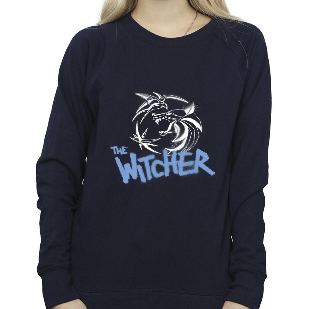 Netflix Womens/Ladies The Witcher Spray Logo Sweatshirt