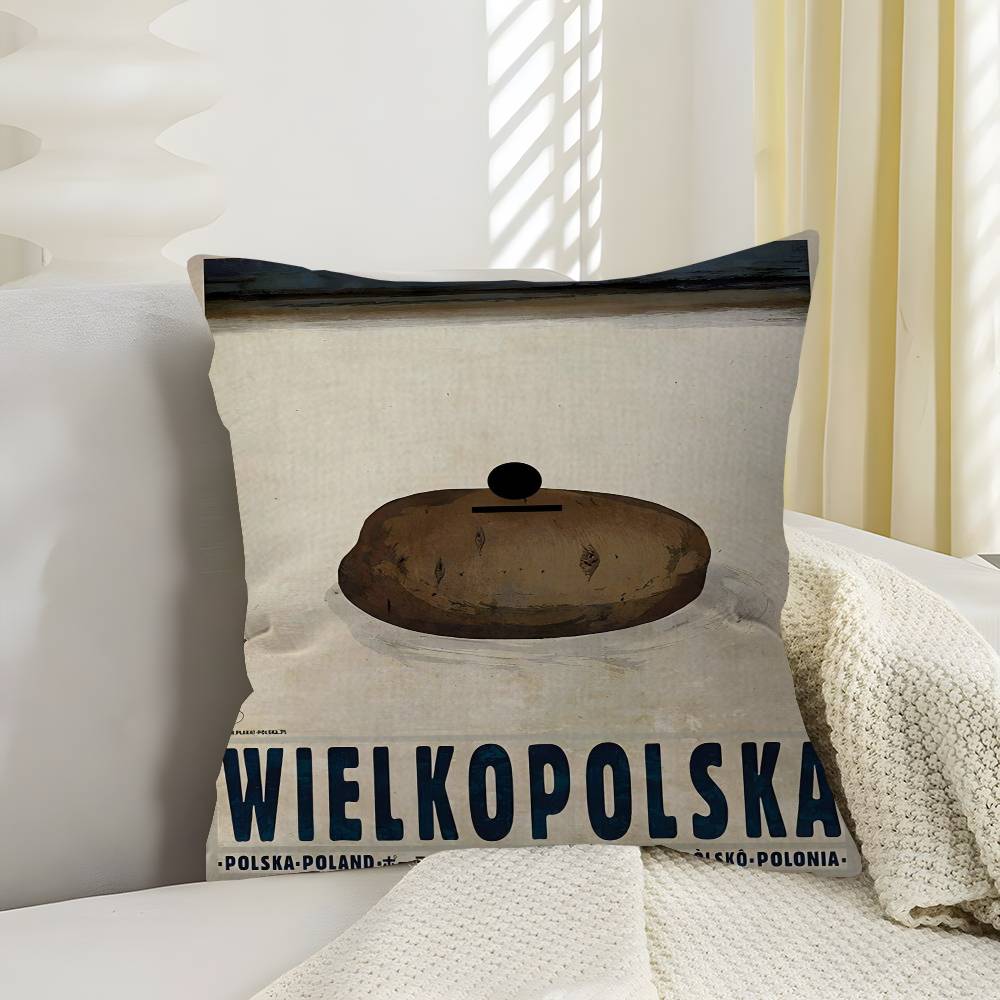 Retro Ryszard Kaja Artworks Pillow Gift Home Office Decoration Bedroom Sofa Car Cushion Cover case x