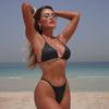 Women's Color Two-piece Bikini Swimsuit/sports Swimwear
