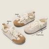 [Youshilai] Hollow and Breathable Fly-woven Shoes for Women's 2025 Summer New Comfortable and Breathable Retro Flat-bottomed German Training Shoes
