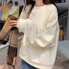 Autumn Winter Women's Round Neck Hoodie - Loose, Heavyweight, Casual Fashion, Multi-color Trends.