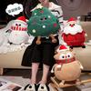 Santa Claus Doll Plush Elk Doll Christmas Tree Pillow Girl Children Christmas