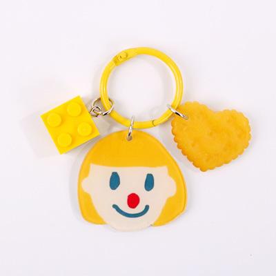 Creative Cartoon Rainbow Horse Unicorn Keychain Female Cute Ins Key Chain Student Schoolbag Pendant Small Gift