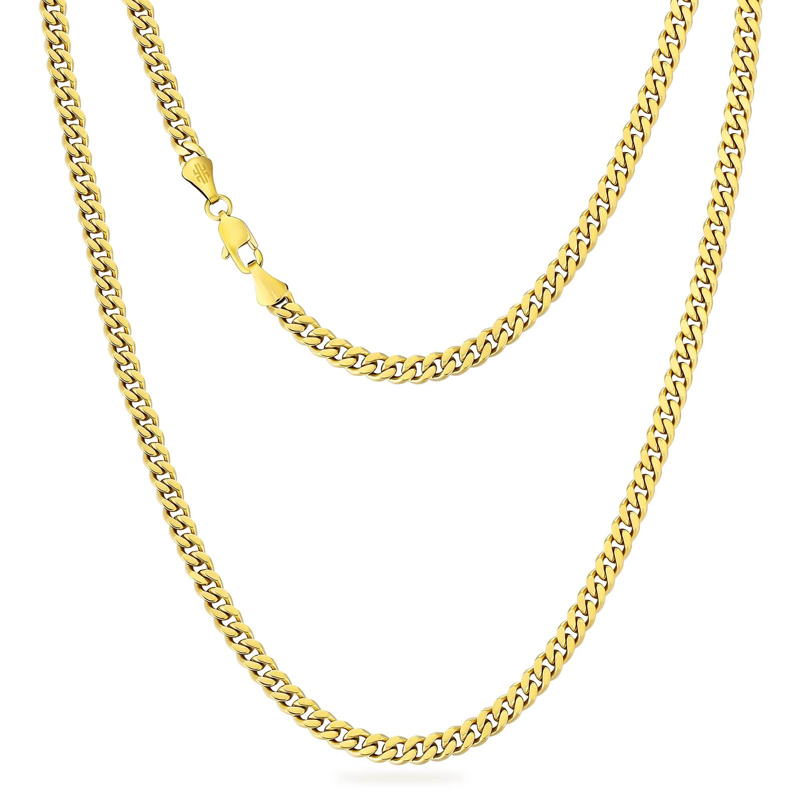 

Necklace Width Stainless Steel Gift KRKC&CO Chain, Unisex, Popular, Kihei, 2-sided cut, 5mm, 316L, Hypoallergenic, Accessory, Men s/Women s, Present,