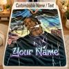 FlaneldeckeTravis Scott Benutzerdefinierter Name Text Personalisierte Weiche Warme Überwurfdecke Heimdekoration Geschenk