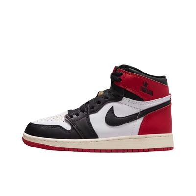 Air 1 Retro High OG GS Black Toe Reimagined Buty Dziecięce Czerwony Varsity-Red Biały FD1437-106