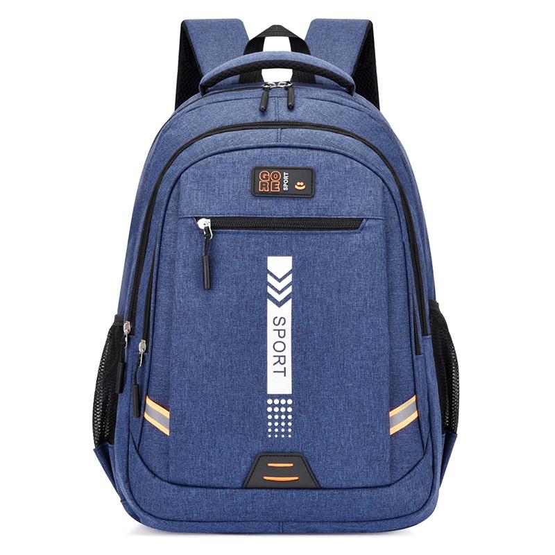 

Рюкзак для ноутбука большой вместимости - Прочный, сверхпрочный, многосекционный, дорожный рюкзак, практичный рюкзак синий