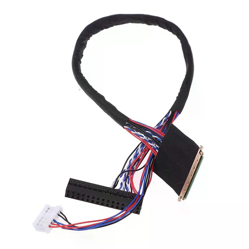 1 Adet Yeni Gelen 40 Pin 1 Kanal 6 Bit LED LCD LVDS Ekran Kablosu Ekran İçin