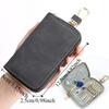 Universal Zipper Closure Keychain Pouch Key Ring Durable Housekeepers Key Holder Portable Waterproof Car Key Organizer Men Women