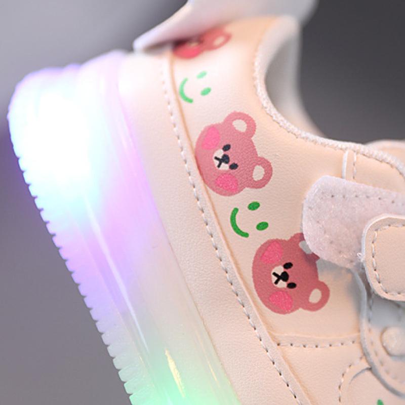 Twinflames Boy Shoes Board Baby Girls Light Shoes Toddler Shoes Baby Soft Sol Little White Shoes