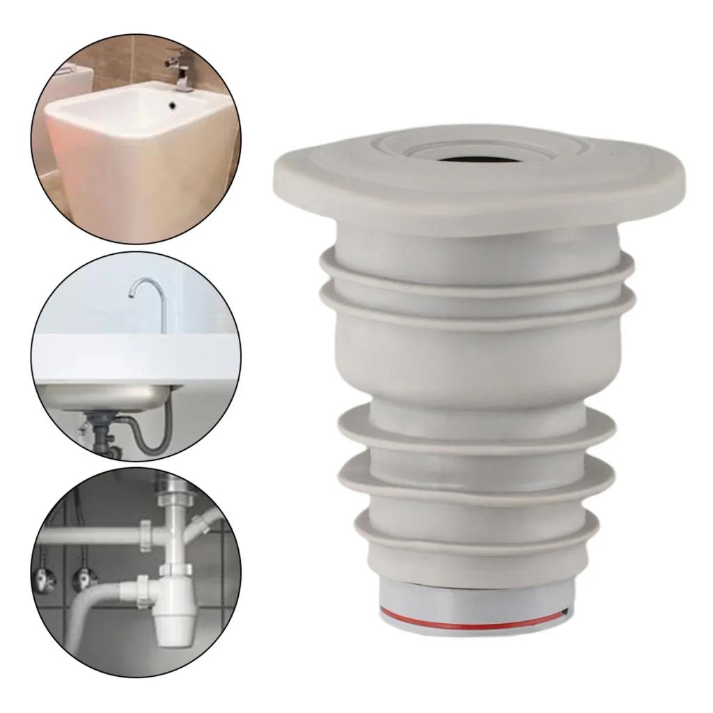 Drain Hose Seal Kitchen Drain Sealer Daily Life Various Settings ABS Materials Good Sealing Overflow Prevention