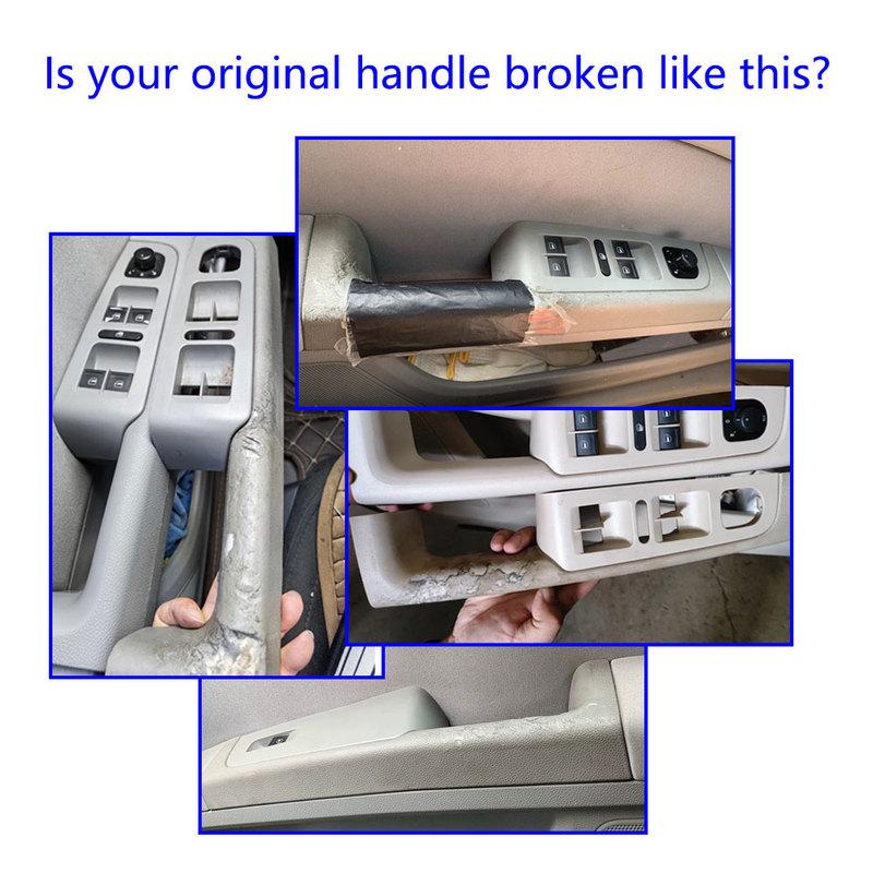 For Skoda Superb 2008-2013 LHD Car Front Rear Inner Door Pull Handle Armrest Frame Switch Control Panel Trim 3TD867157