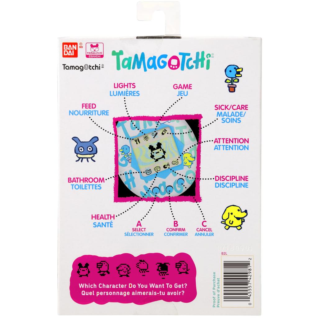 Original Tamagotchi Electronic Game - Argyle Heart (New Logo) [May not be in Japanese]