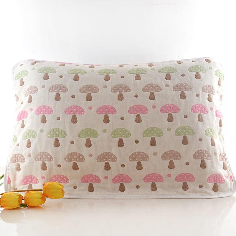 New Jacquard Pillow Towel Breathable Soft Printed Pillowcase Sweating Four Seasons Household Bedroom Pillows Cover Double Sided