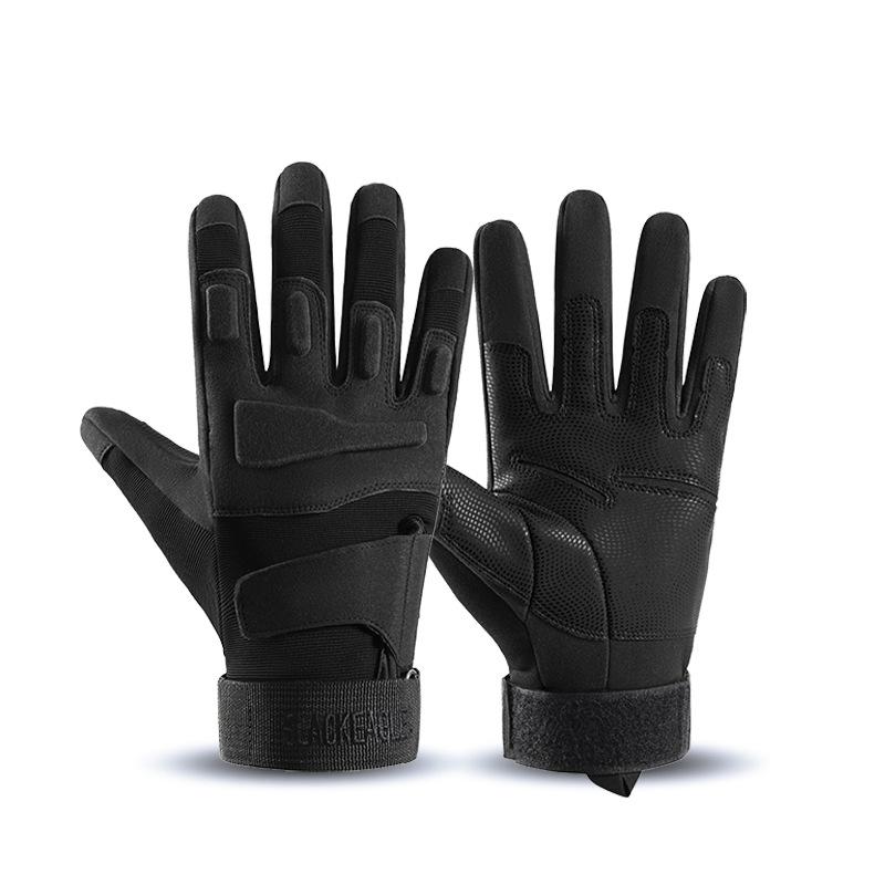 Half Finger Sports Gloves Male Special Forces Outdoor Riding Training Non-slip and Wear-resistant Military Fans Fitness Full Finger Tactical Gloves