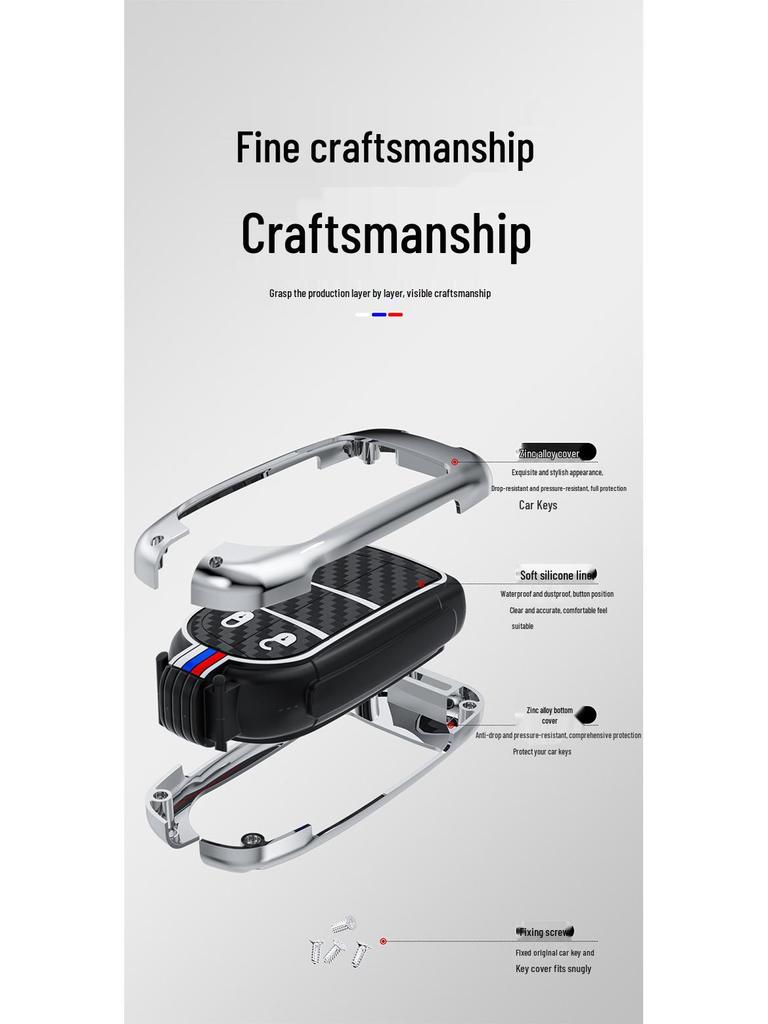 JEEP Jeep Key Case for Compass, Grand Commander, Free Light & Grand Cherokee