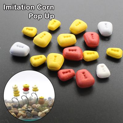15pcs Carp Fishing Imitation Corn Bait Buoyancy Pop Up Boilies Carp Lure Floating Carp Bait For Fishing Tackle Accessories